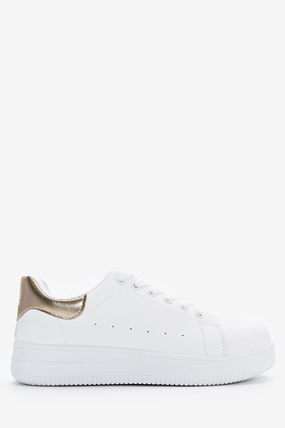  Sneakers Δίσολα με Χρωματική Λεπτομέρεια Πίσω 023576 ΧΡΥΣΟ 2025