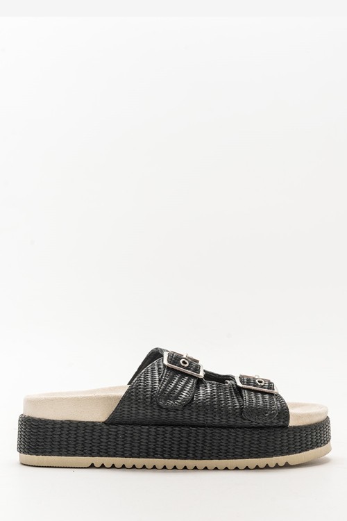 Σανδάλια Flatform με Διπλές Τόκες